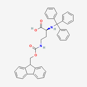 molecular formula C38H34N2O4 B13147947 Trt-Dab(Fmoc)-OH 