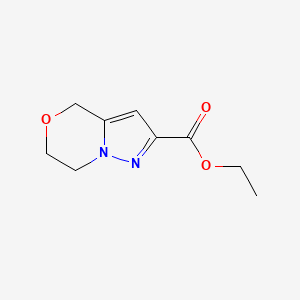 B1314797 Ethyl 6,7-dihydro-4H-pyrazolo[5,1-c][1,4]oxazine-2-carboxylate CAS No. 623565-57-1