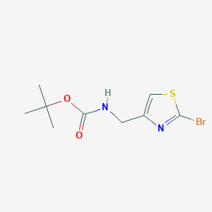 molecular formula C9H13BrN2O2S B13147981 tert-Butyl ((2-bromothiazol-4-yl)methyl)carbamate 