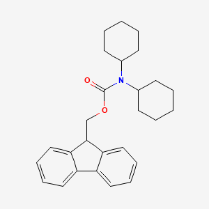 Carbamic acid, dicyclohexyl-, 9H-fluoren-9-ylmethyl ester