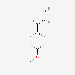 molecular formula C9H10O2 B13148008 (E)-2-(4-methoxyphenyl)ethenol 