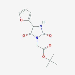 molecular formula C13H16N2O5 B13148023 1-(3-Bromophenyl)-3-methylcyclobutan-1-amine hcl 