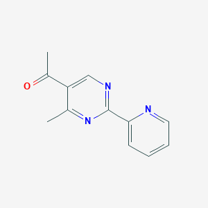 1-(4-Methyl-2-(pyridin-2-yl)pyrimidin-5-yl)ethanone