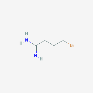 molecular formula C4H9BrN2 B13148126 4-Bromobutanimidamide CAS No. 885959-37-5