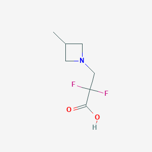 2,2-Difluoro-3-(3-methylazetidin-1-yl)propanoic acid