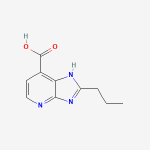 2-propyl-3H-imidazo[4,5-b]pyridine-7-carboxylic acid