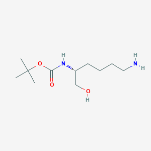 (R)-tert-Butyl (6-amino-1-hydroxyhexan-2-yl)carbamate