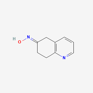 molecular formula C9H10N2O B13148169 N-(5,6,7,8-Tetrahydroquinolin-6-ylidene)hydroxylamine 