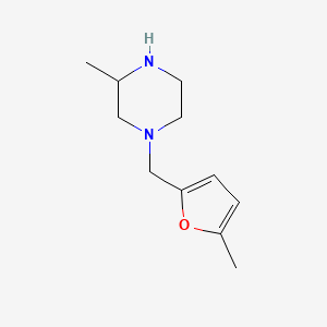 3-Methyl-1-[(5-methylfuran-2-yl)methyl]piperazine