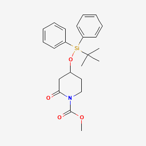 Methyl 4-((tert-butyldiphenylsilyl)oxy)-2-oxopiperidine-1-carboxylate