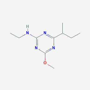 4-(Butan-2-yl)-N-ethyl-6-methoxy-1,3,5-triazin-2-amine