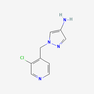 1-[(3-Chloropyridin-4-YL)methyl]-1H-pyrazol-4-amine