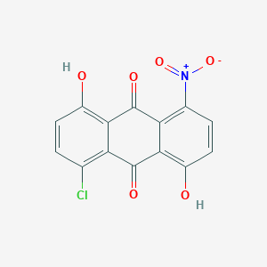 1-Chloro-4,8-dihydroxy-5-nitroanthracene-9,10-dione