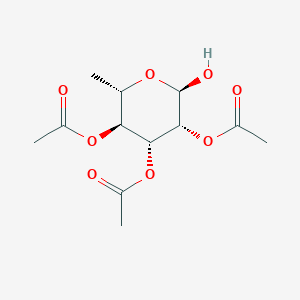 molecular formula C12H18O8 B13148282 2,3,4-Tri-O-acetyl-alpha-l-rhamnopyranose 