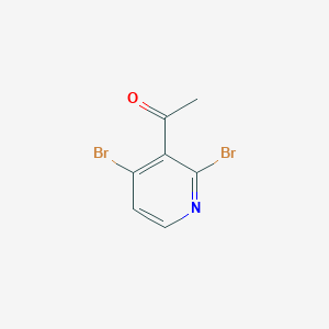 1-(2,4-Dibromopyridin-3-yl)ethanone