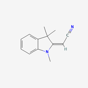 2-(1,3,3-Trimethylindolin-2-ylidene)acetonitrile