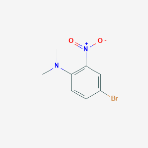 molecular formula C8H9BrN2O2 B1314831 4-溴-N,N-二甲基-2-硝基苯胺 CAS No. 829-02-7