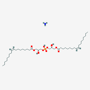 azane;[(2R)-2-hydroxy-3-[hydroxy-[(2R)-2-hydroxy-3-[(Z)-octadec-9-enoyl]oxypropoxy]phosphoryl]oxypropyl] (Z)-octadec-9-enoate