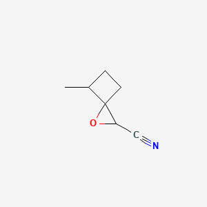 4-Methyl-1-oxaspiro[2.3]hexane-2-carbonitrile