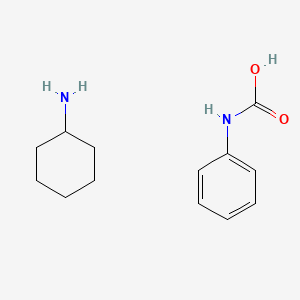 molecular formula C13H20N2O2 B13148340 Cyclohexanaminephenylcarbamate CAS No. 113395-47-4