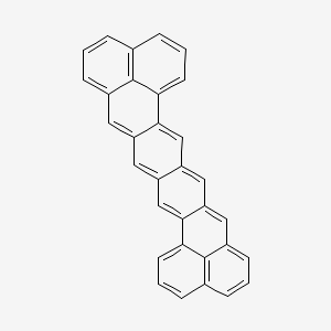 molecular formula C32H18 B13148346 Dibenzo[de,qr]hexacene CAS No. 24203-10-9