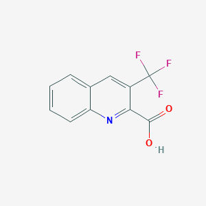 molecular formula C11H6F3NO2 B1314842 3-(Trifluoromethyl)quinoline-2-carboxylic acid CAS No. 588702-64-1