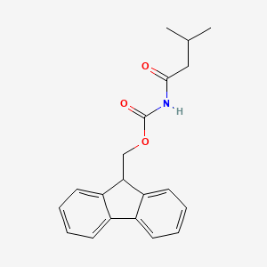 Carbamic acid, (3-methyl-1-oxobutyl)-, 9H-fluoren-9-ylmethyl ester