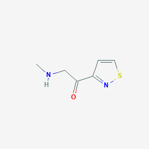 2-(Methylamino)-1-(1,2-thiazol-3-yl)ethan-1-one