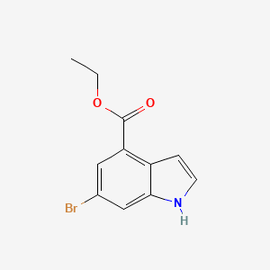 Ethyl6-bromo-1H-indole-4-carboxylate