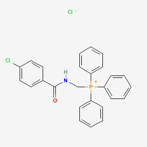 [(4-Chlorobenzamido)methyl](triphenyl)phosphanium chloride