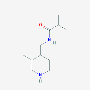 2-Methyl-N-[(3-methylpiperidin-4-yl)methyl]propanamide