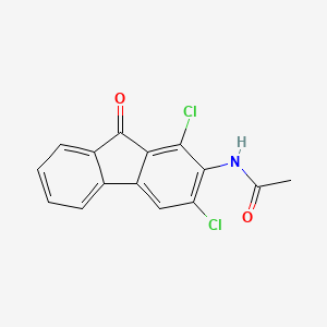 Acetamide, N-(1,3-dichloro-9-oxo-9H-fluoren-2-yl)-