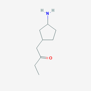 1-(3-Aminocyclopentyl)butan-2-one