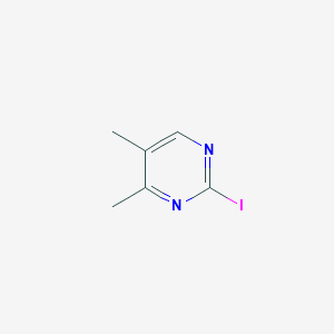 molecular formula C6H7IN2 B13148669 2-Iodo-4,5-dimethylpyrimidine 