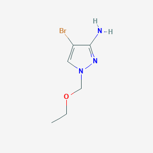 4-bromo-1-(ethoxymethyl)-1H-pyrazol-3-amine