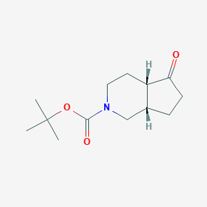 Tert-butyl (4aS,7aS)-5-oxooctahydro-2H-cyclopenta[c]pyridine-2-carboxylate