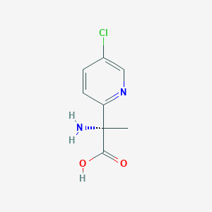 (2S)-2-amino-2-(5-chloropyridin-2-yl)propanoic acid