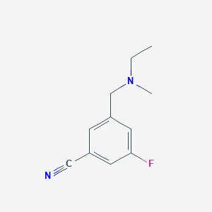 3-([Ethyl(methyl)amino]methyl)-5-fluorobenzonitrile