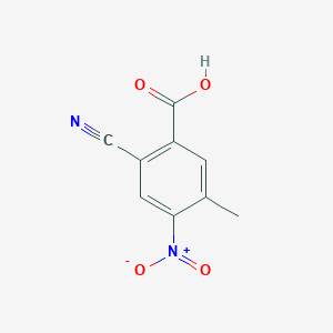 2-Cyano-5-methyl-4-nitrobenzoic acid