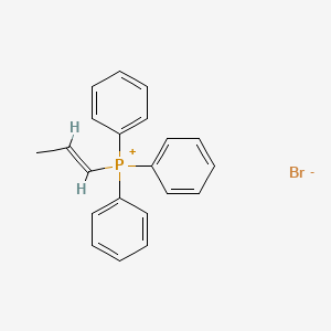 molecular formula C21H20BrP B13148849 Phosphonium, bromide, (E)- CAS No. 28691-76-1