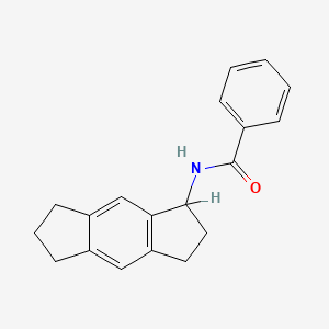 molecular formula C19H19NO B13148865 N-(1,2,3,5,6,7-Hexahydro-s-indacen-1-yl)benzamide CAS No. 75463-49-9