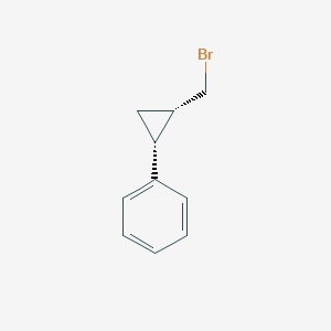 molecular formula C10H11Br B13148885 (Cis-2-(bromomethyl)cyclopropyl)benzene CAS No. 1017962-38-7