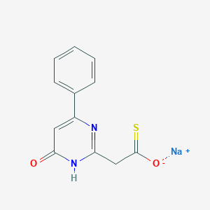 Sodium2-(6-oxo-4-phenyl-1,6-dihydropyrimidin-2-yl)ethanethioate