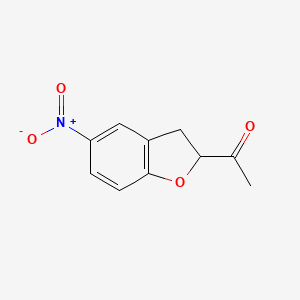 1-(5-Nitro-2,3-dihydrobenzofuran-2-yl)ethanone