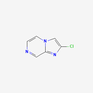 molecular formula C6H4ClN3 B13149082 2-Chloroimidazo[1,2-a]pyrazine 