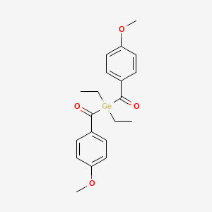 molecular formula C20H24GeO4 B13149089 Bis(4-methoxybenzoyl)diethylgermanium CAS No. 1207515-90-9