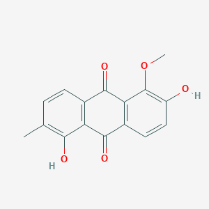 molecular formula C16H12O5 B13149113 1,6-Dihydroxy-5-methoxy-2-methylanthracene-9,10-dione CAS No. 64809-71-8