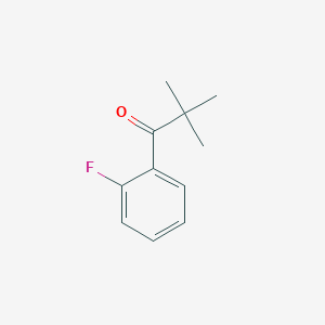 molecular formula C11H13FO B1314914 2,2-Dimethyl-2'-fluoropropiophenone CAS No. 560085-36-1