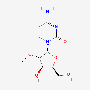 molecular formula C10H15N3O5 B13149152 4-Amino-1-((2R,3S,4R,5S)-4-hydroxy-5-(hydroxymethyl)-3-methoxytetrahydrofuran-2-yl)pyrimidin-2(1H)-one 