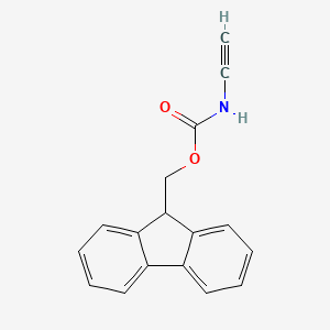 molecular formula C17H13NO2 B13149180 (9H-Fluoren-9-yl)methyl ethynylcarbamate CAS No. 827022-22-0